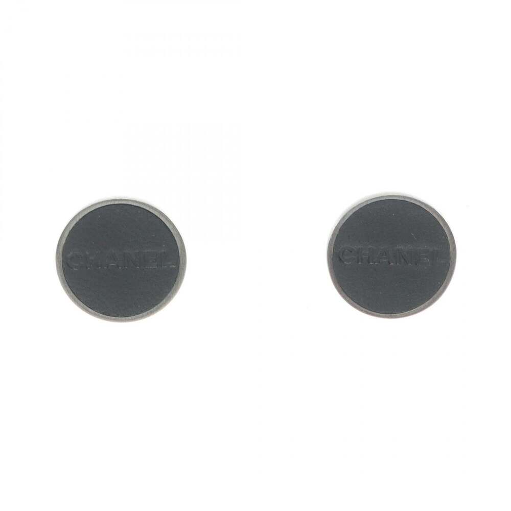 Chanel Logo Clip-On Earrings Leather #312612C82B